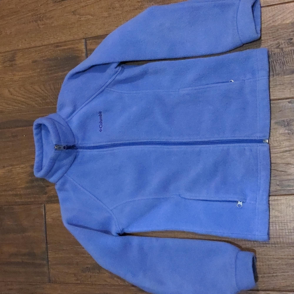 Girls purple Columbia Zip Up
